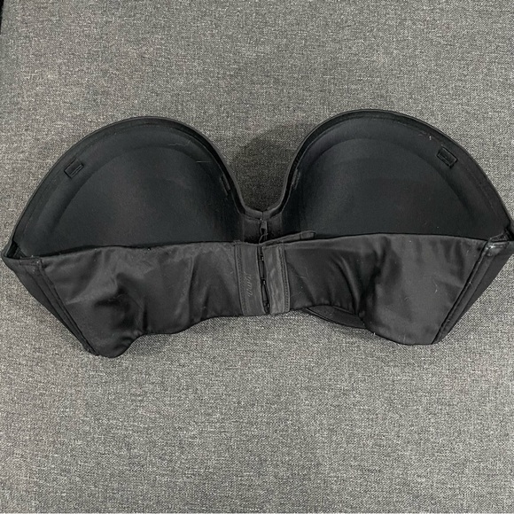 Soma Intimates Enhancing Strapless Push Up Bra in Black Size 32D - Picture 7 of 7